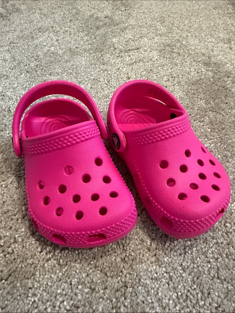 Pink Infant Crocs